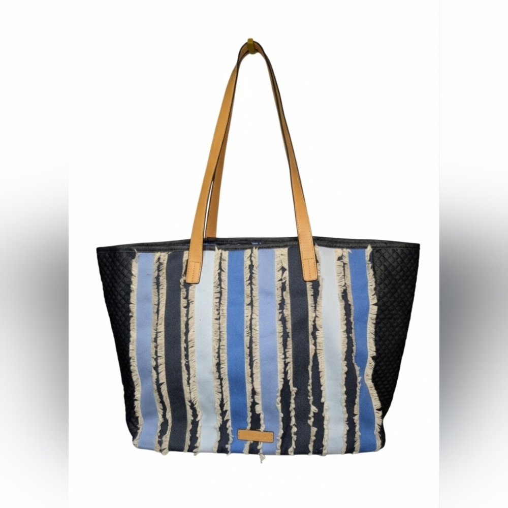 Vera Bradley Cool Stripe Tote - NWOT!